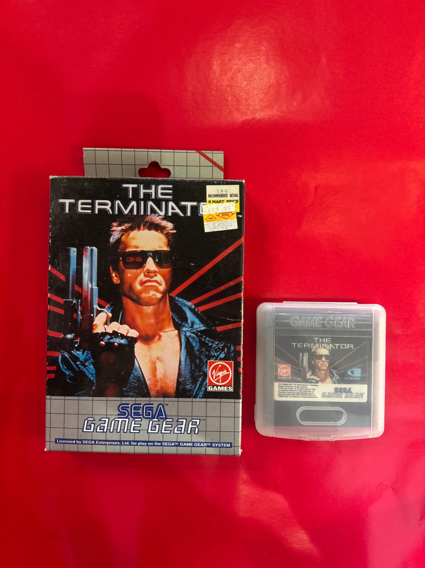 The Terminator Sega Game Gear (1992) Retro Video Game – Boxed with Protective Case (Virgin Games)