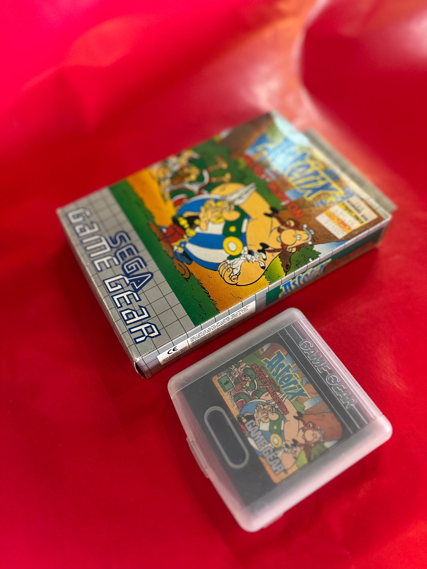 Vintage Sega Game Gear Asterix and the Secret Mission 1993 Game CIB Complete Boxed