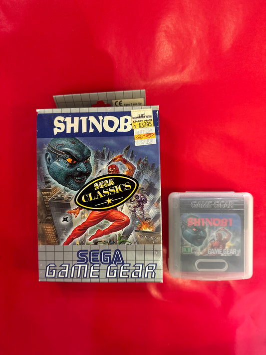 Vintage Shinobi Sega Game Gear Game | Boxed Blue Box Sega Classics Edition PAL