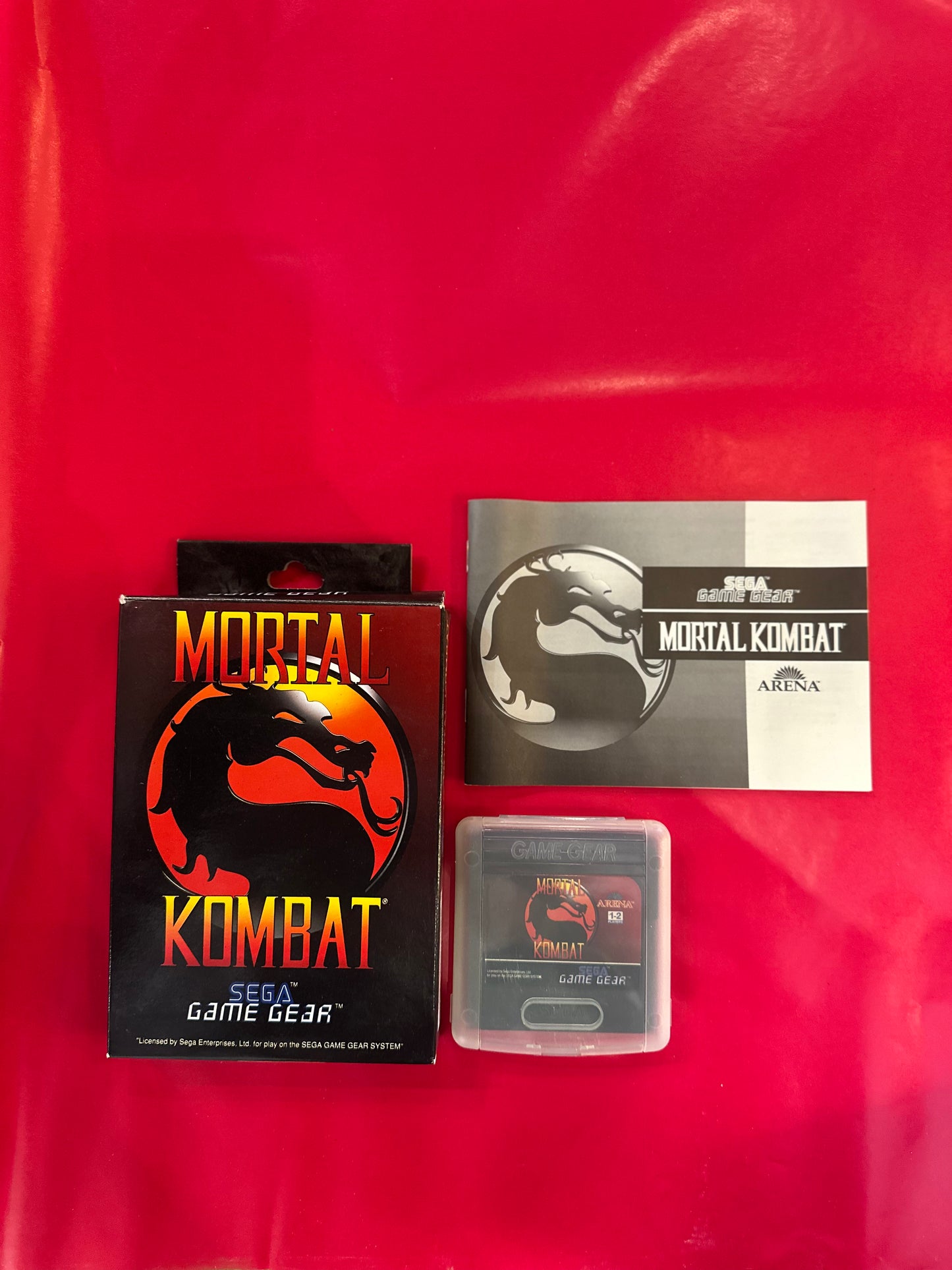 Mortal Kombat Sega Game Gear Game CIB | Complete In Box Vintage Retro