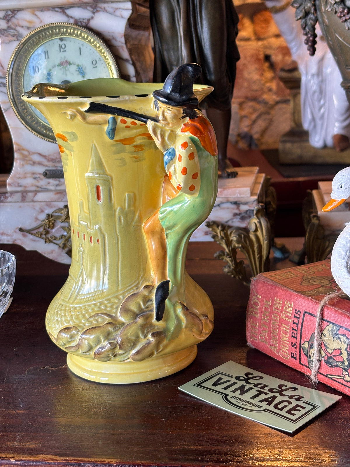 Vintage Burleigh Ware Pied Piper Jug, circa 1940s