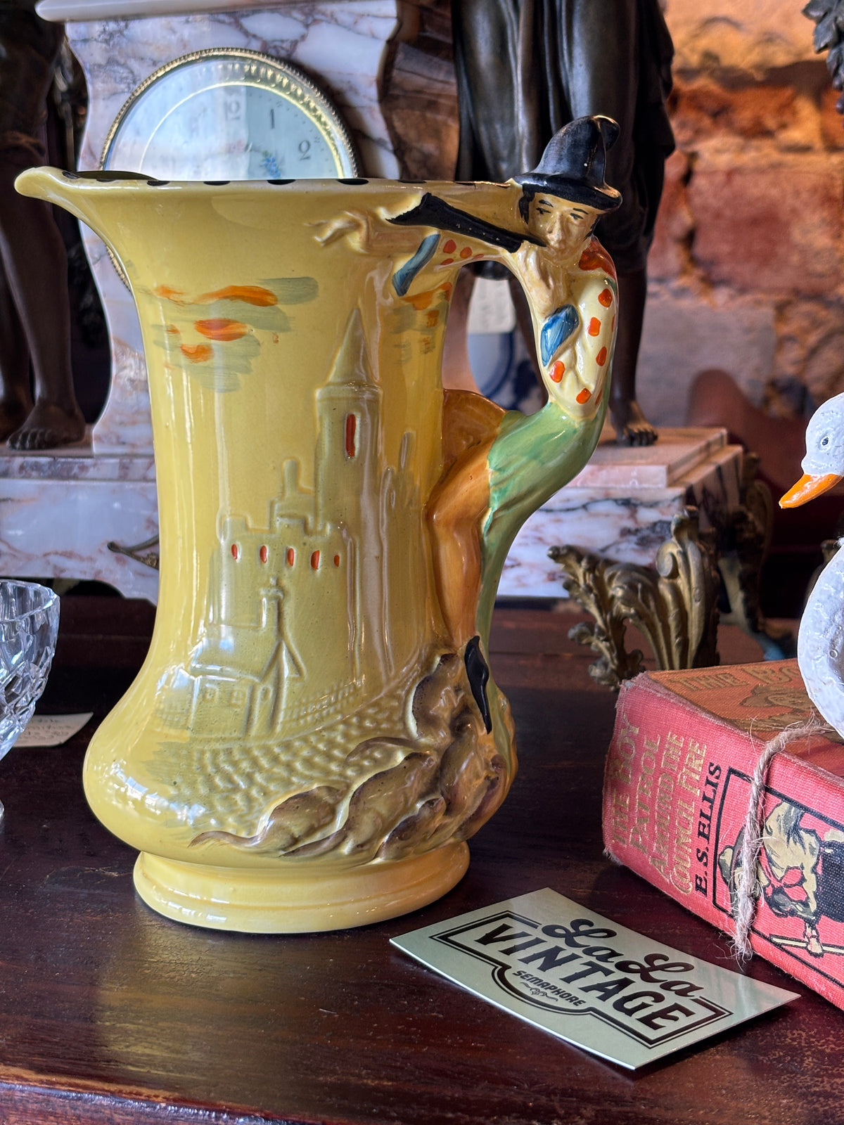 Vintage Burleigh Ware Pied Piper Jug, circa 1940s