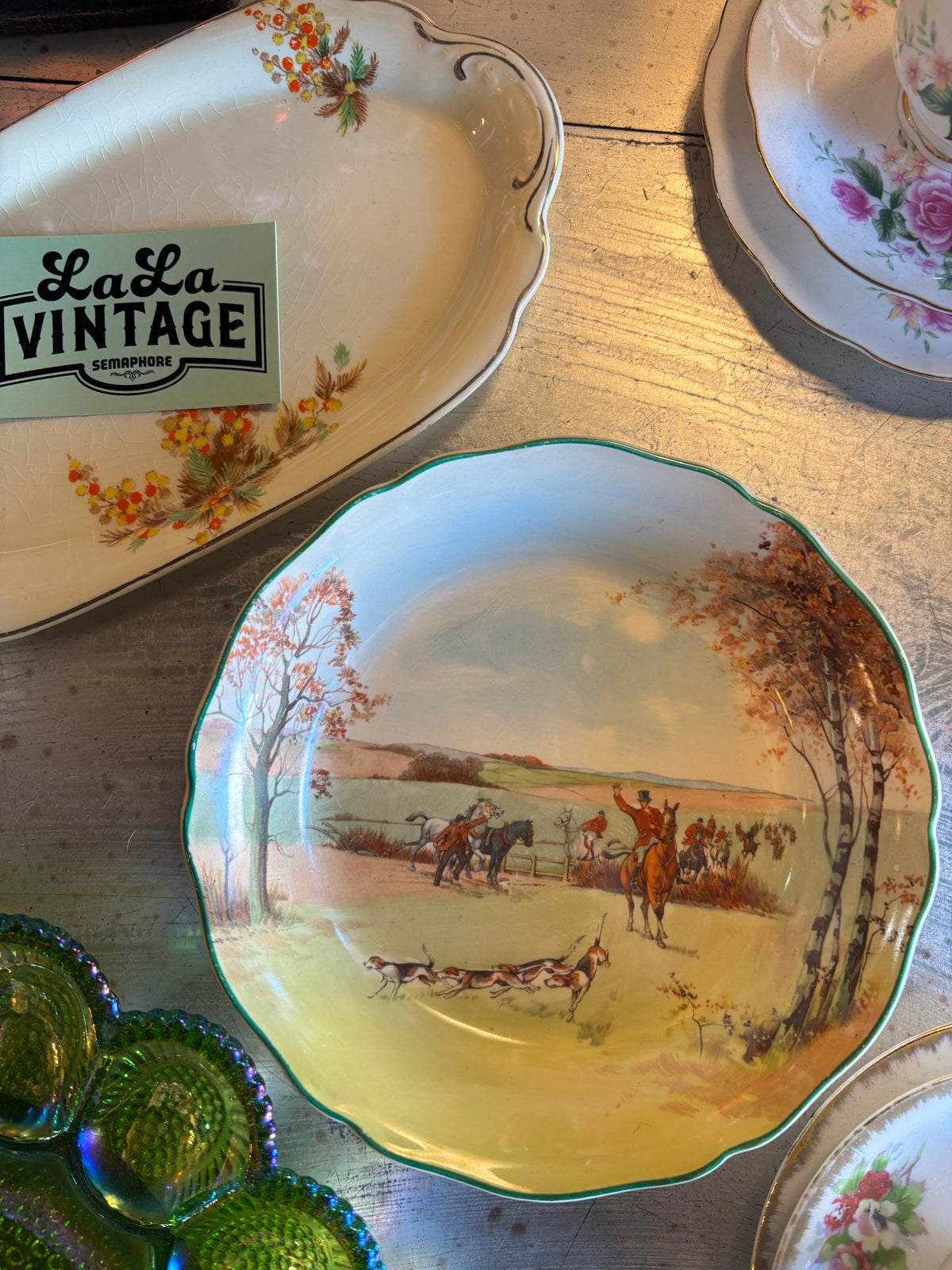 ROYAL DOULTON Bowl 'Fox Hunting'