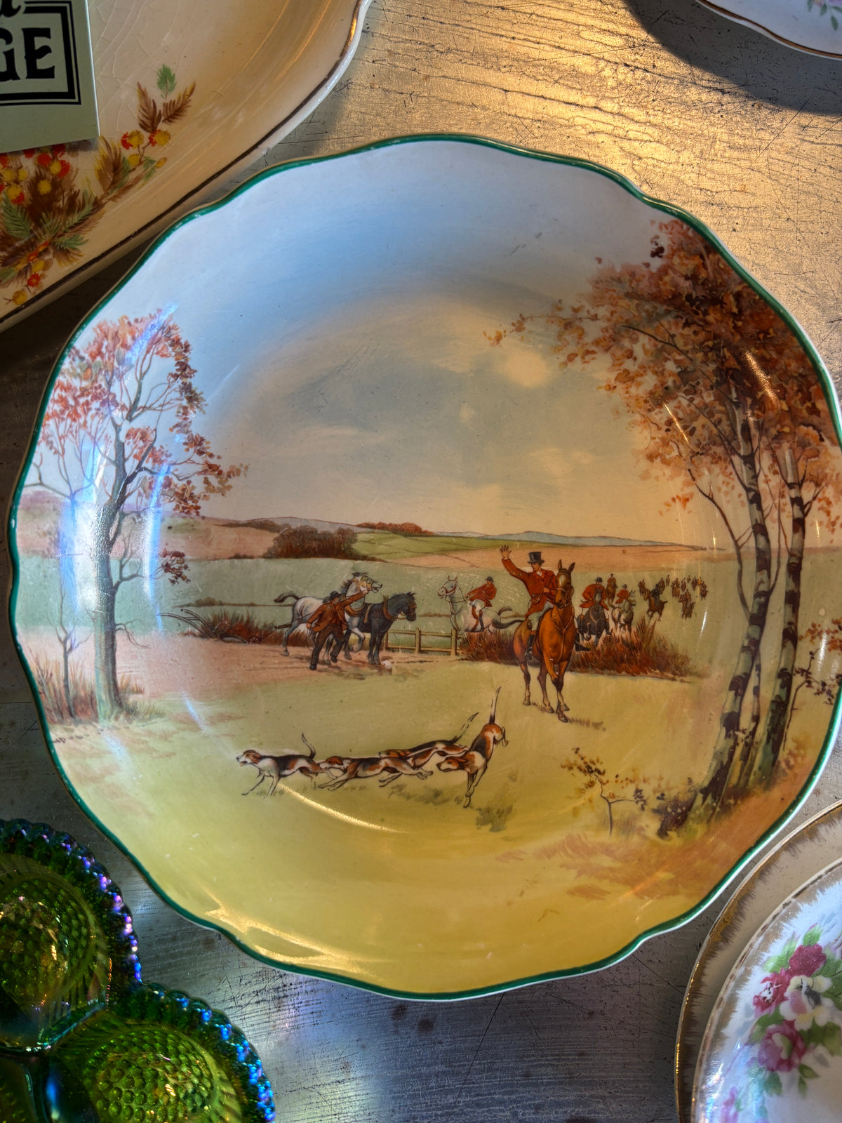 ROYAL DOULTON Bowl 'Fox Hunting'