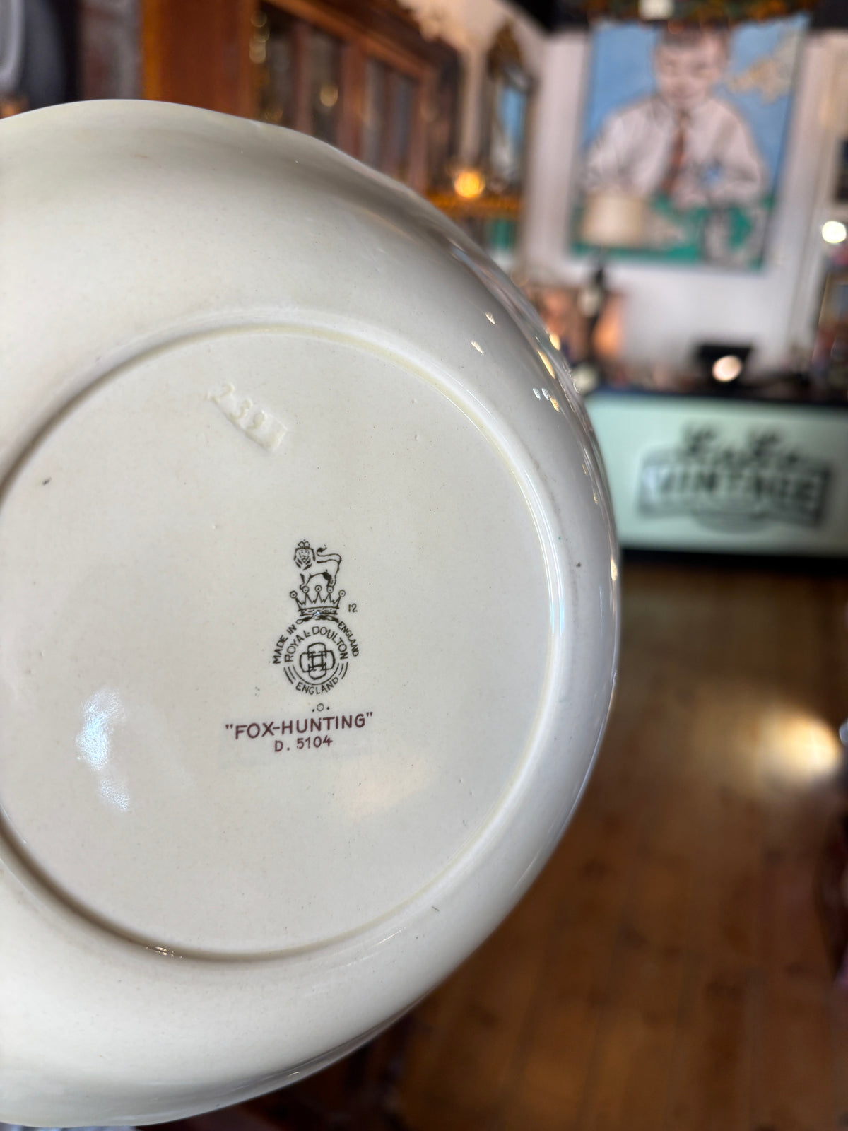 ROYAL DOULTON Bowl 'Fox Hunting'