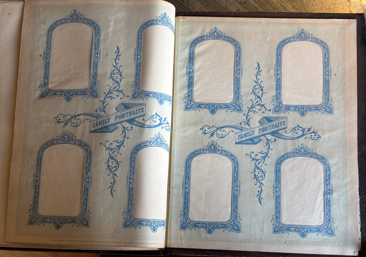 Antique Victorian 1870s Pictorial Family Bible – Hubbard Bros. Philadelphia – Illustrated