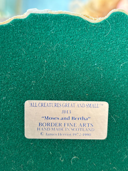 Border Fine Arts “Moses and Bertha” – James Herriot All Creatures Great and Small Figurine