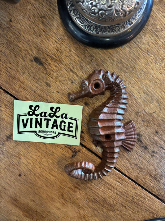Seahorse Cast Iron Wall Bottle Opener