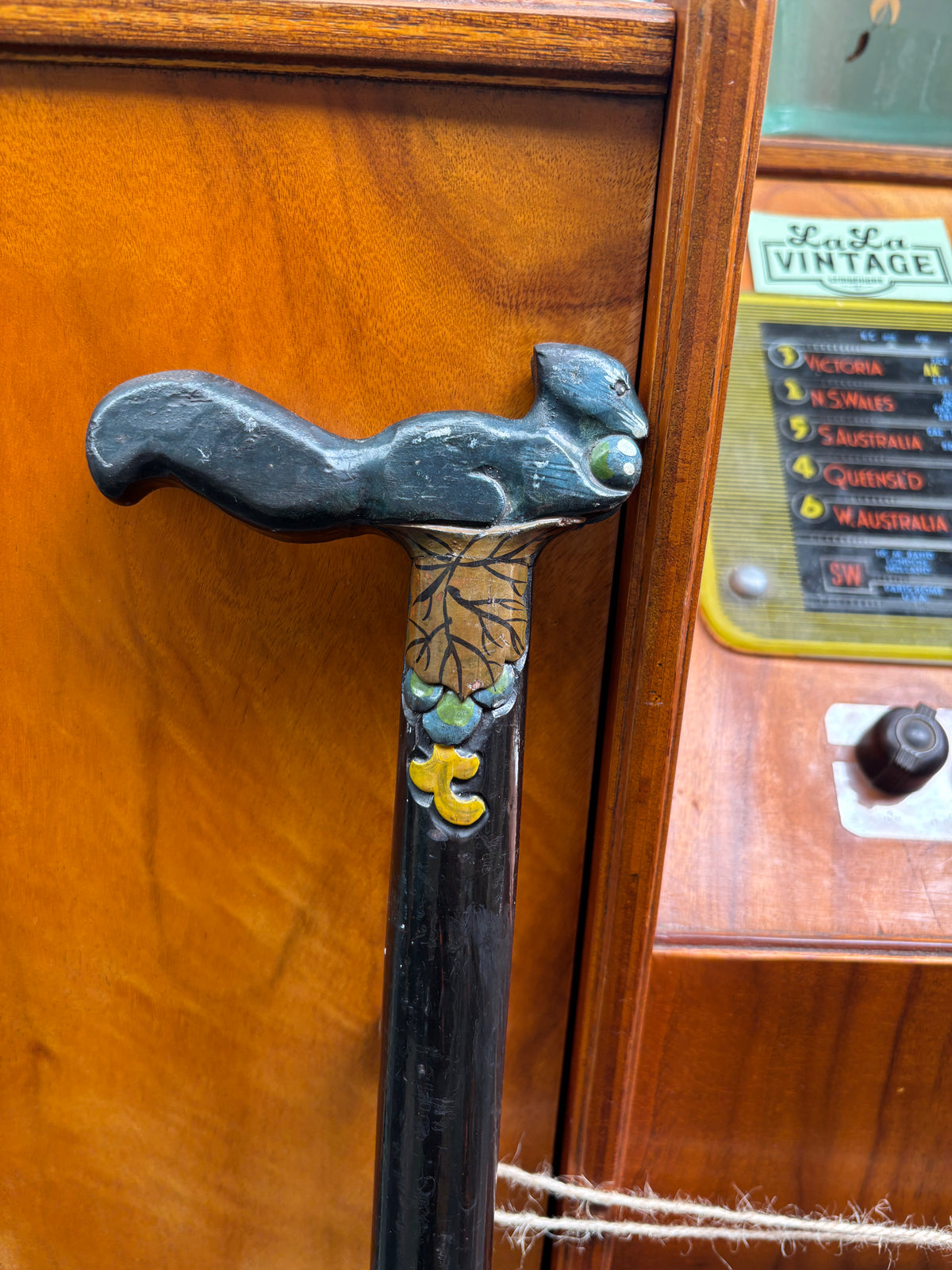 Squirel Walking Cane