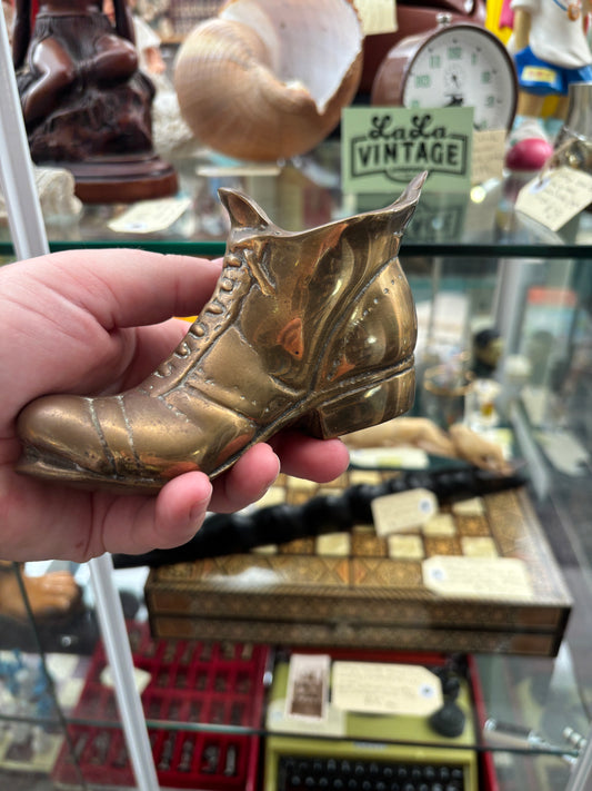 Brass Victorian Style Boot
