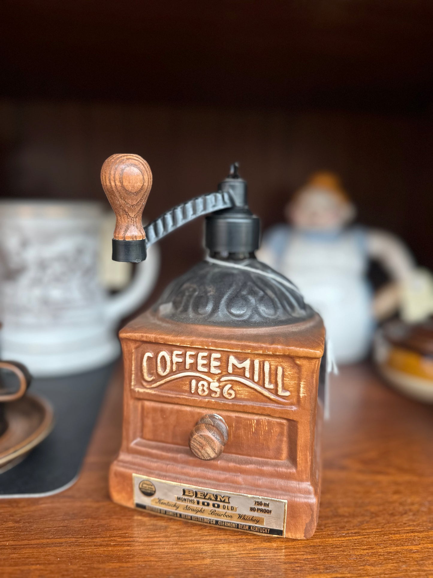 Vintage Jim Beam Coffee Mill 1856 Decanter | 1979 Regal China Collectible