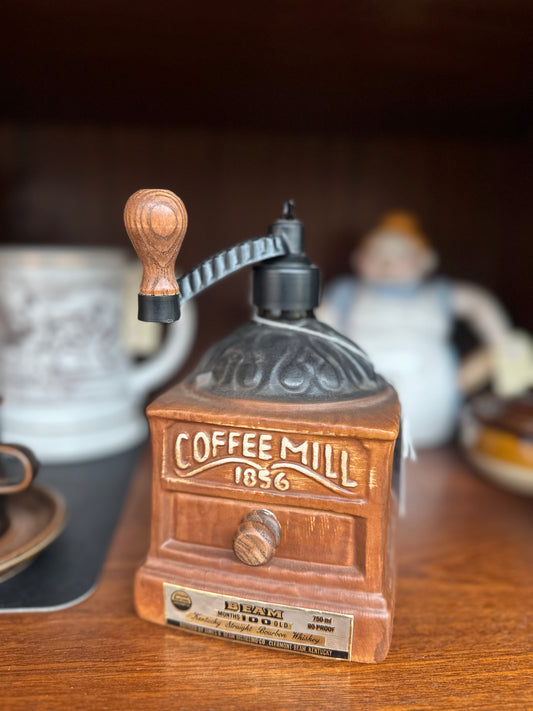 Vintage Jim Beam Coffee Mill 1856 Decanter | 1979 Regal China Collectible