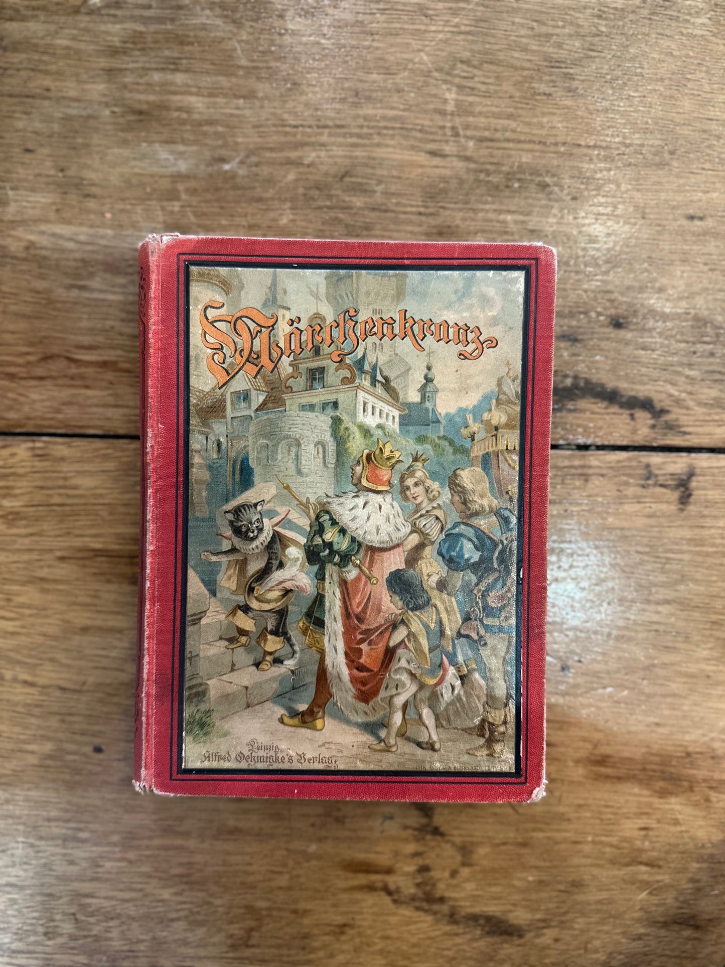 Antique 1890s German Fairy Tale Book Märchenkranz Georg Braun Alfred Oehmigke