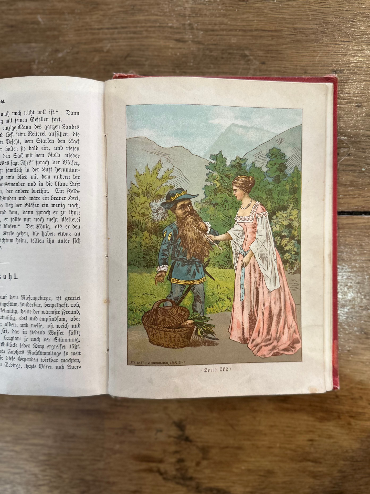 Antique 1890s German Fairy Tale Book Märchenkranz Georg Braun Alfred Oehmigke