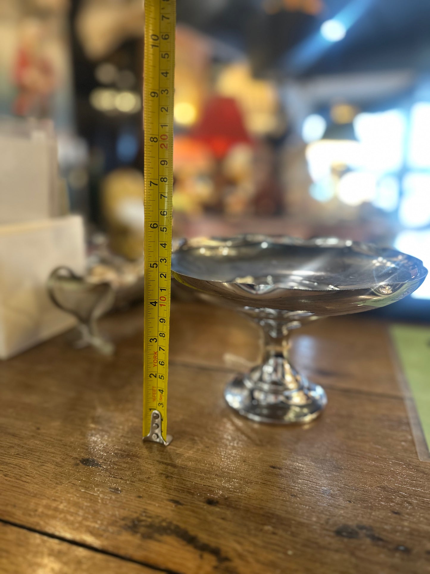 Vintage Art Deco Imperial EPNS Silver Plated Footed Bowl Pedestal Centerpiece