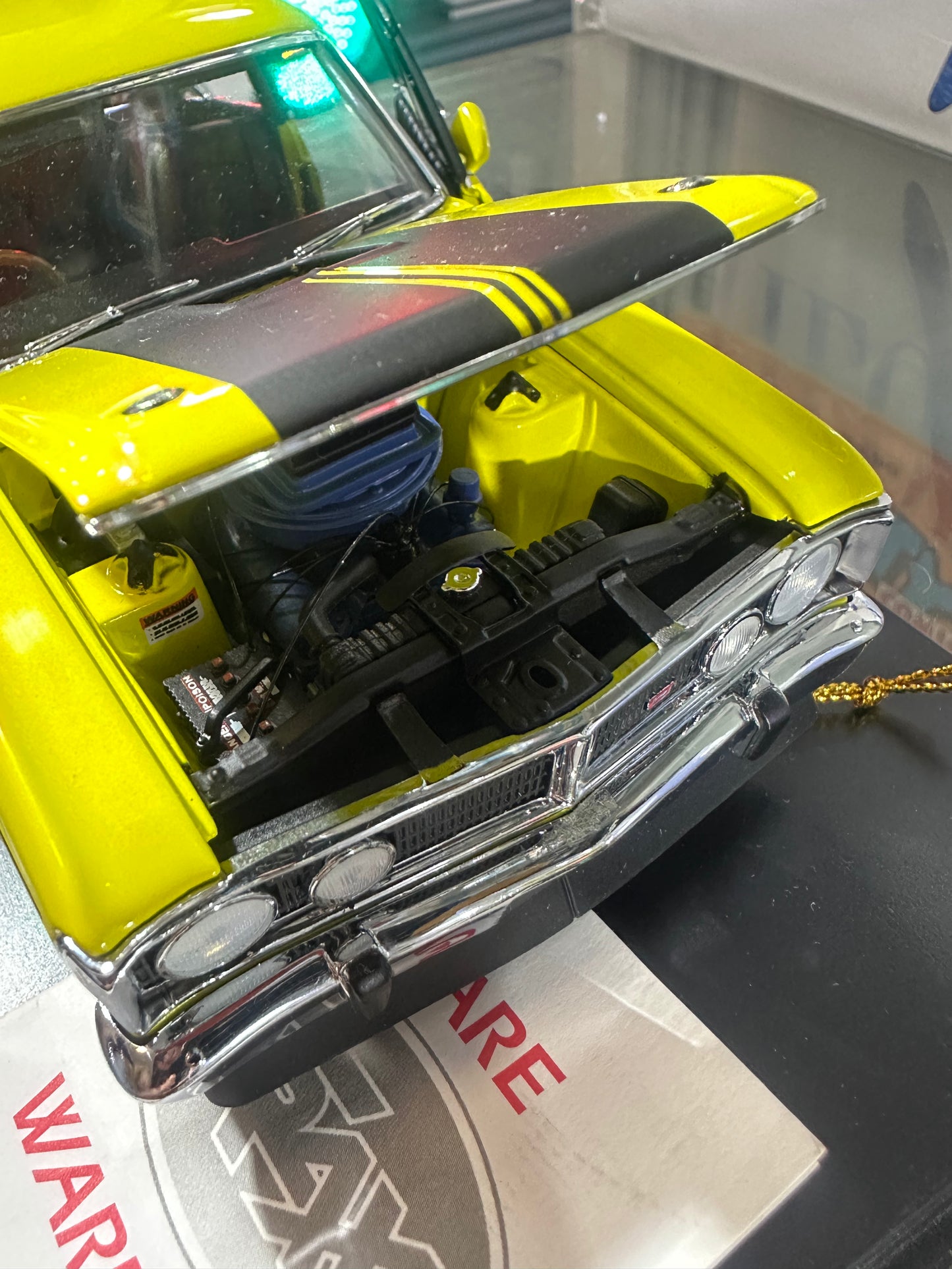 Trax 1:24 Scale 1971 Ford XY Falcon GT-HO Phase III Diecast Model - Yellow Ochre
