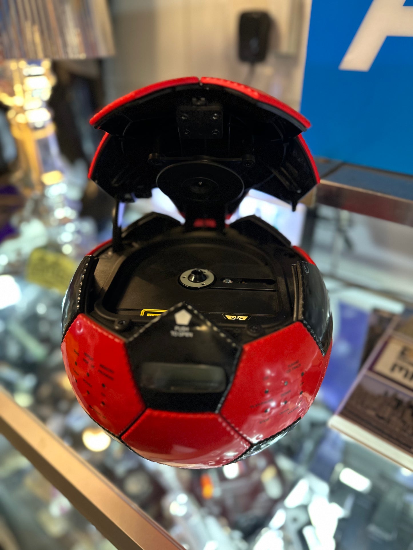 Vintage Akura C11 Coca-Cola Soccer Ball CD Player & AM/FM Radio | Retro Coke Collectible