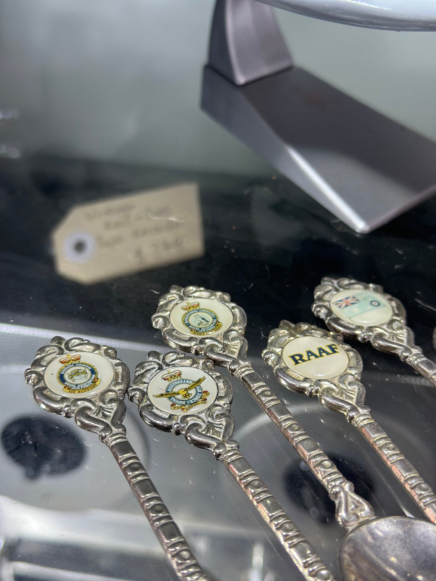Vintage RAAF Souvenir Spoons | Royal Australian Air Force Militaria Collectables