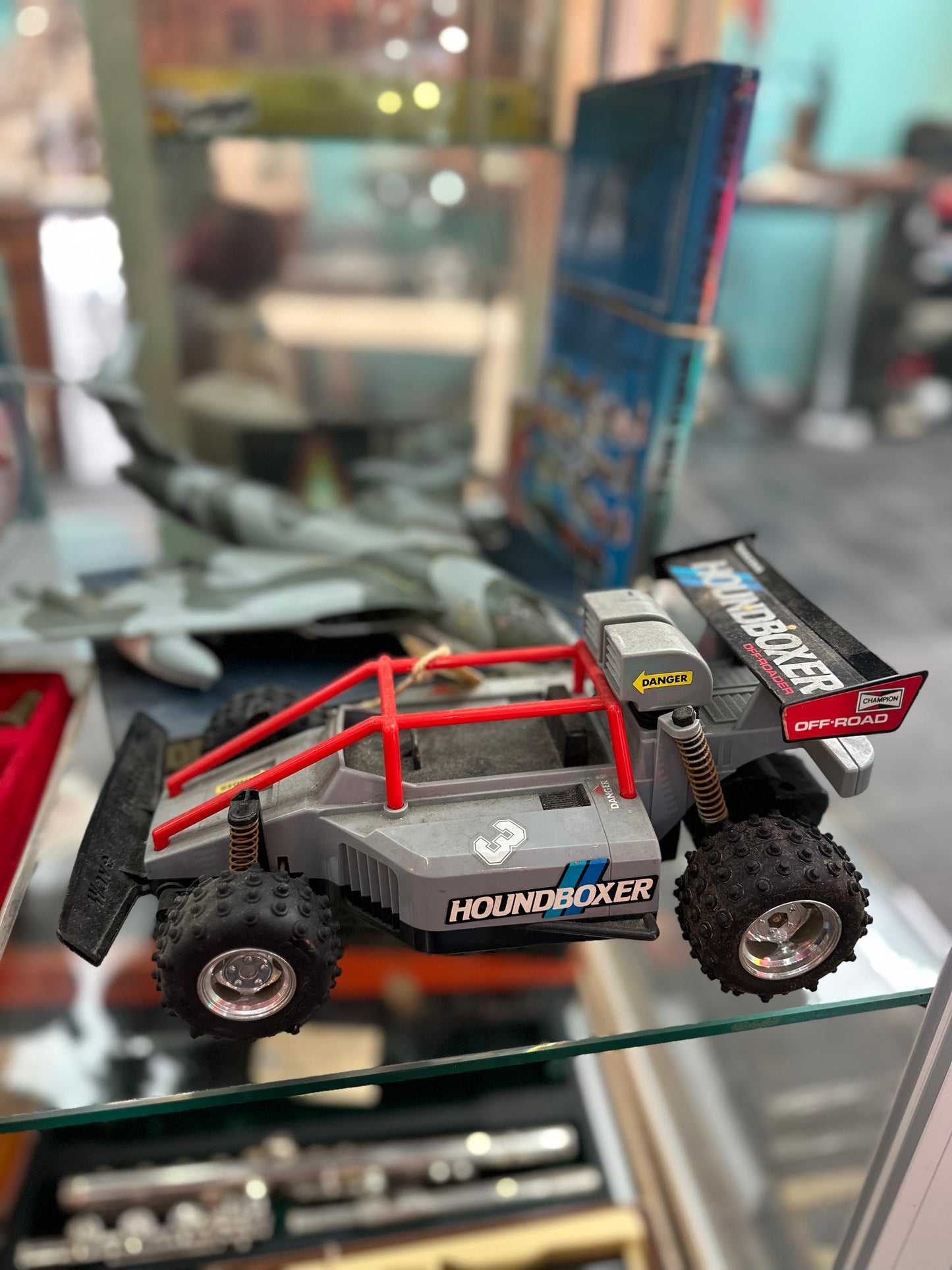 Vintage 1980s Yonezawa Houndboxer Wave Hunter RC Off-Road Buggy Toy Car