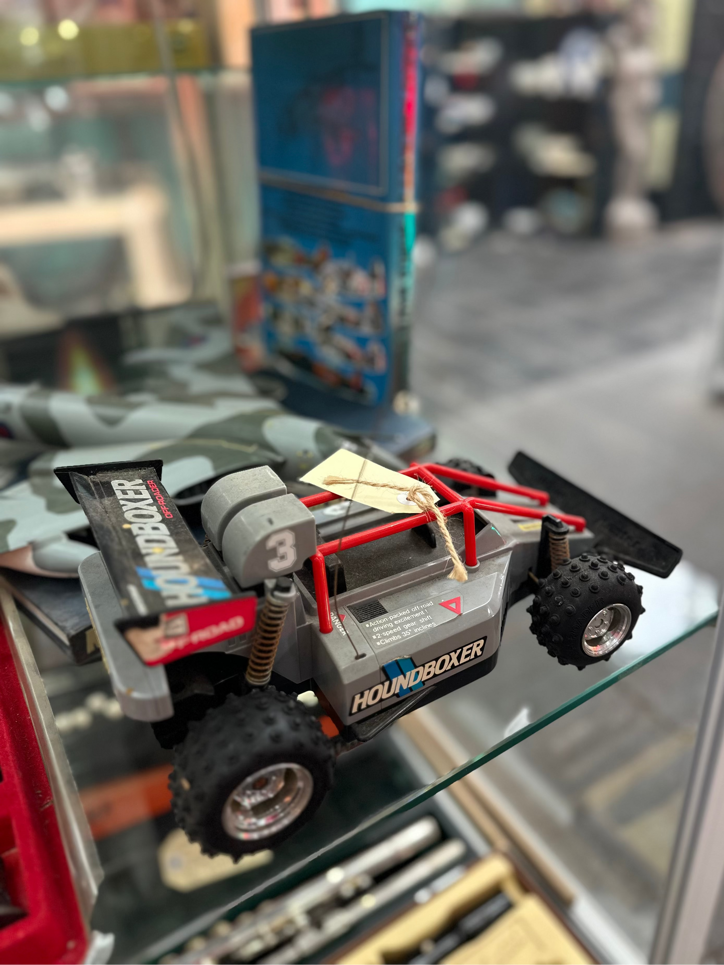 Vintage 1980s Yonezawa Houndboxer Wave Hunter RC Off-Road Buggy Toy Car