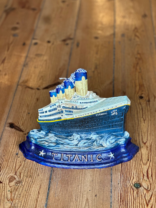 RMS Titanic Cast Iron Doorstop | Vintage Style Nautical Door Stop