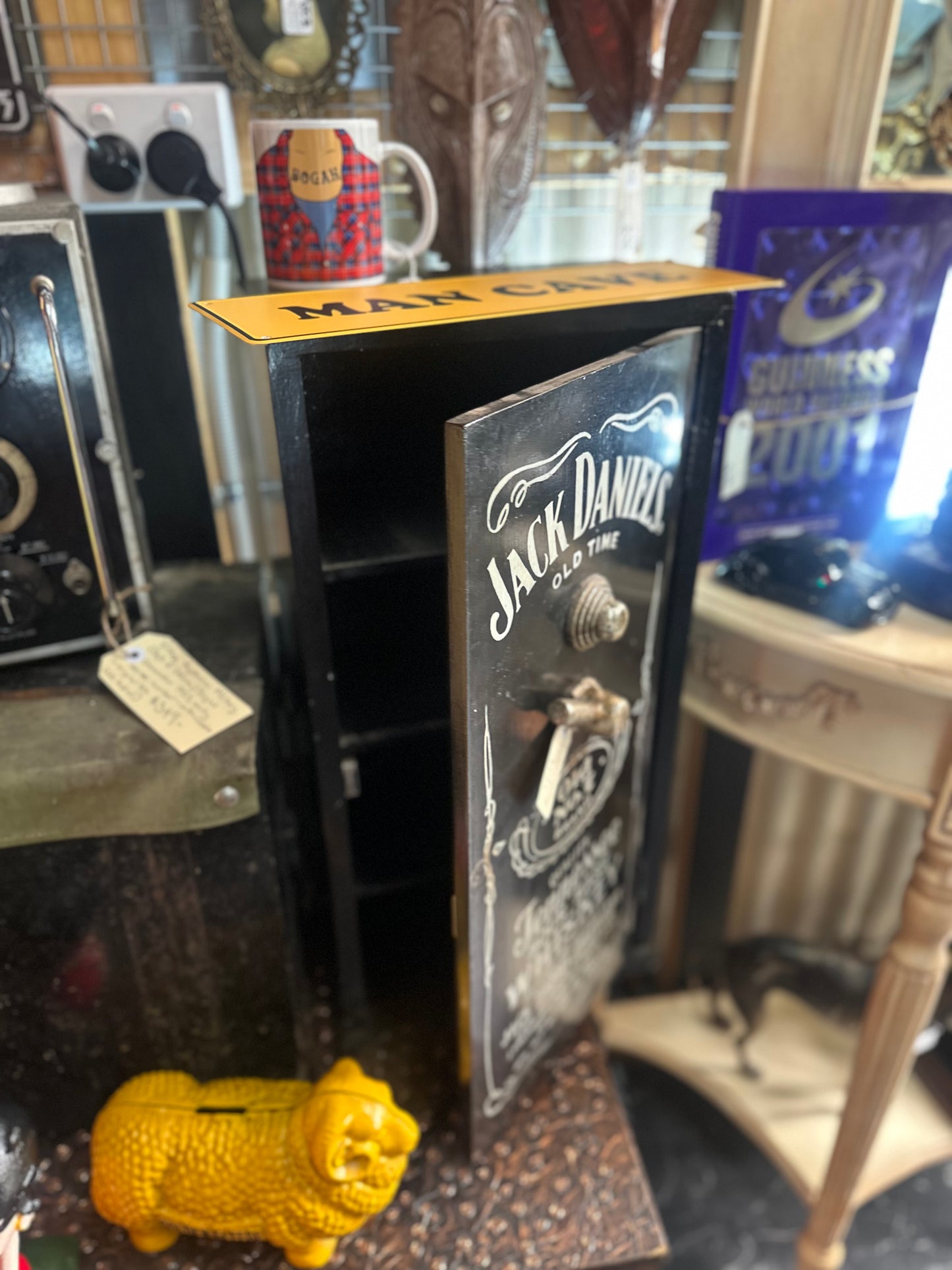 Jack Daniel's Vintage-Style Wooden Storage Box / Cabinet