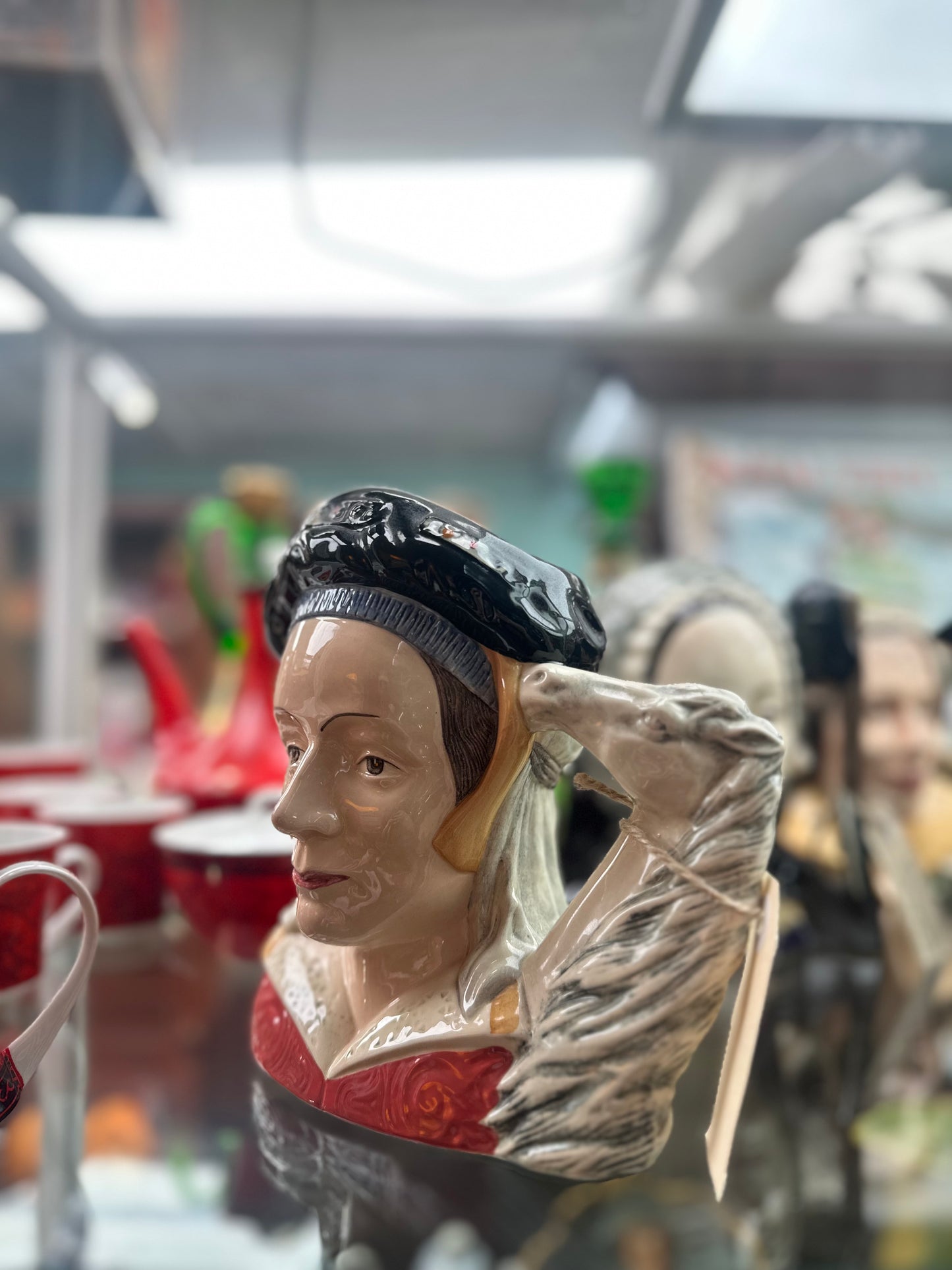 Royal Doulton Anne of Cleves Character Jug D6653 - Large - Six Wives of Henry VIII Series - Vintage English Fine Bone China