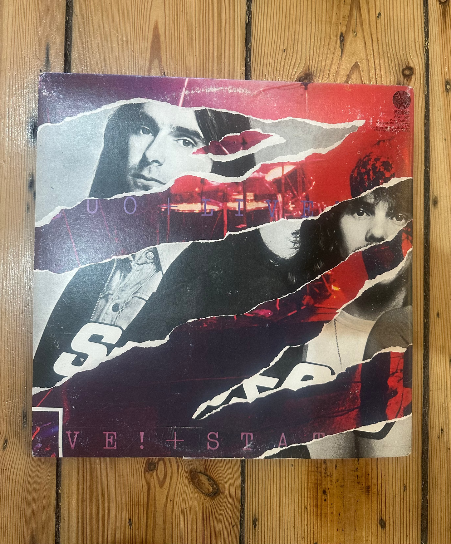 Status Quo - Live! Vintage 1977 Double LP Vinyl (Classic Rock - 2x12")