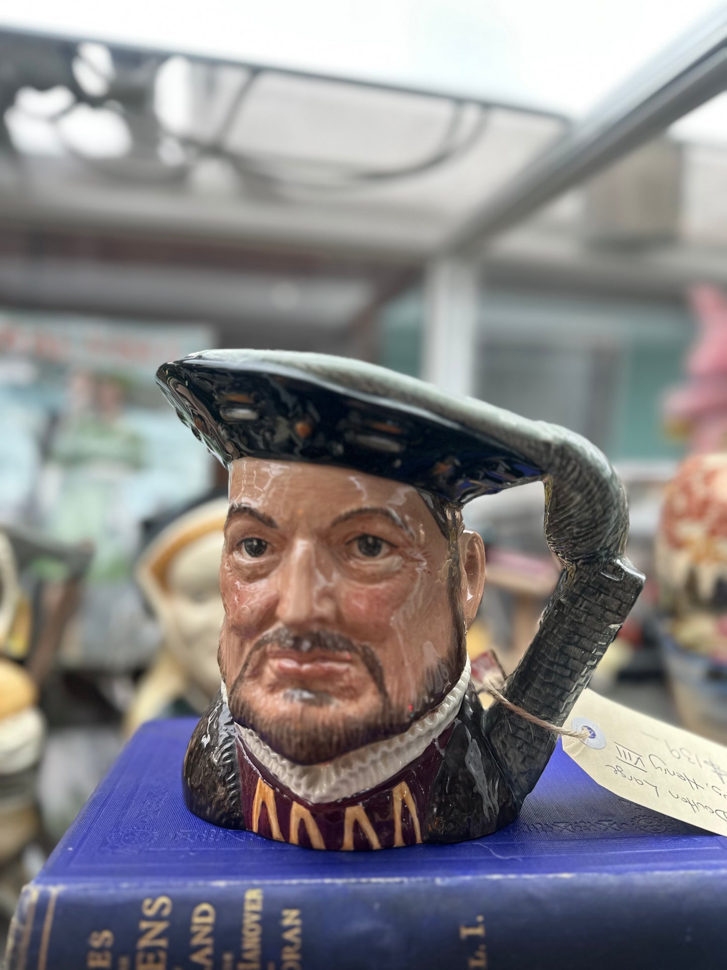 Vintage Royal Doulton Henry VIII Character Jug D6642 - Large 1975 Edition