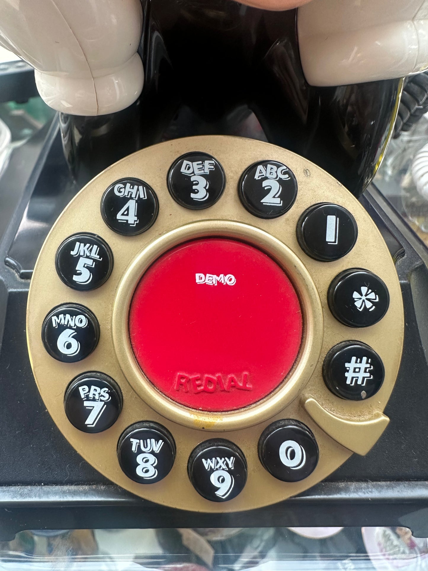 Vintage Mickey Mouse Telephone – Disney Novelty Landline Phone with Redial – 1980s Character Phone