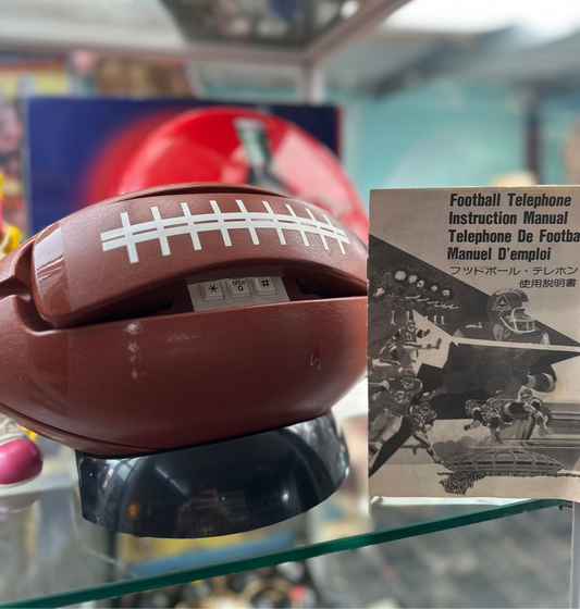 Vintage Football Telephone FB-1001P – Novelty American Football Landline Phone – Made in Taiwan Retro Sports Phone