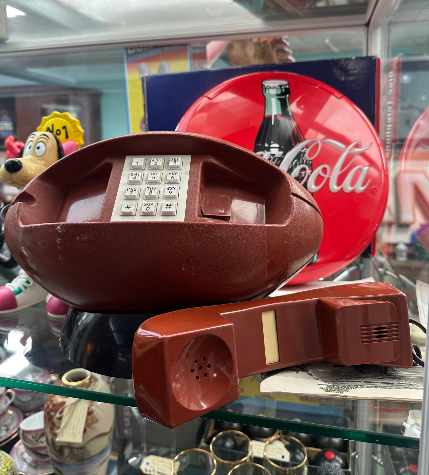 Vintage Football Telephone FB-1001P – Novelty American Football Landline Phone – Made in Taiwan Retro Sports Phone