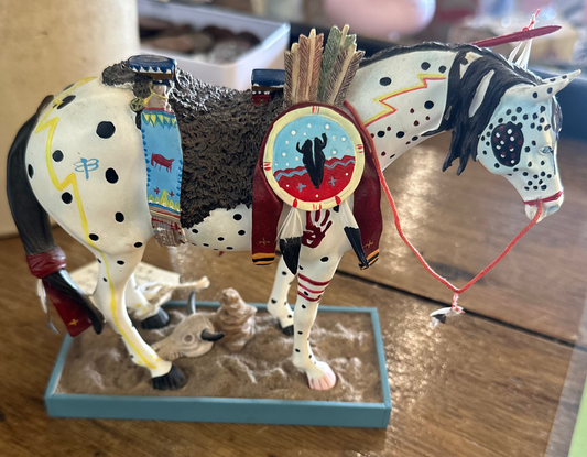 The Trail of Painted Ponies "War Pony" Figurine 1452 | Retired 2003 Westland Giftware