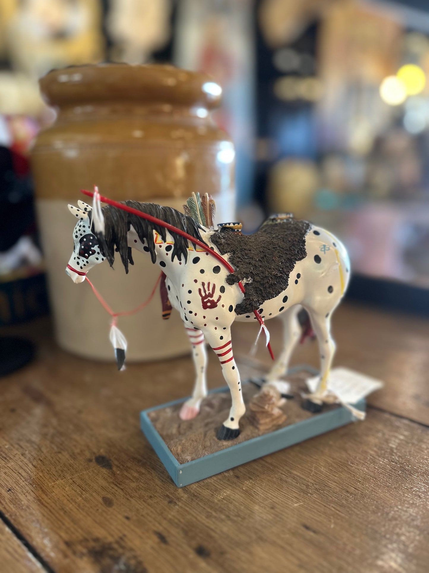 The Trail of Painted Ponies "War Pony" Figurine 1452 | Retired 2003 Westland Giftware