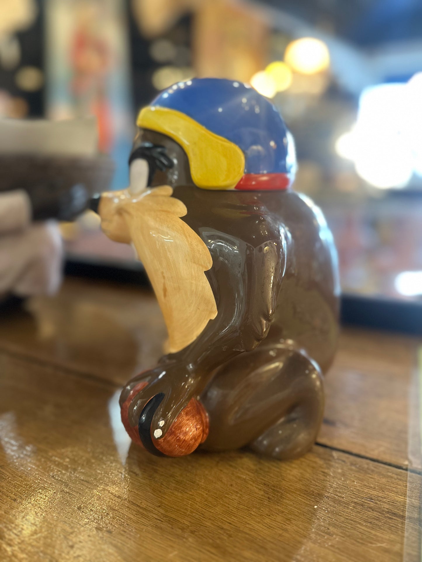 Vintage 1993 Looney Tunes Taz Tasmanian Devil Football Cookie Jar - Warner Bros Collectible