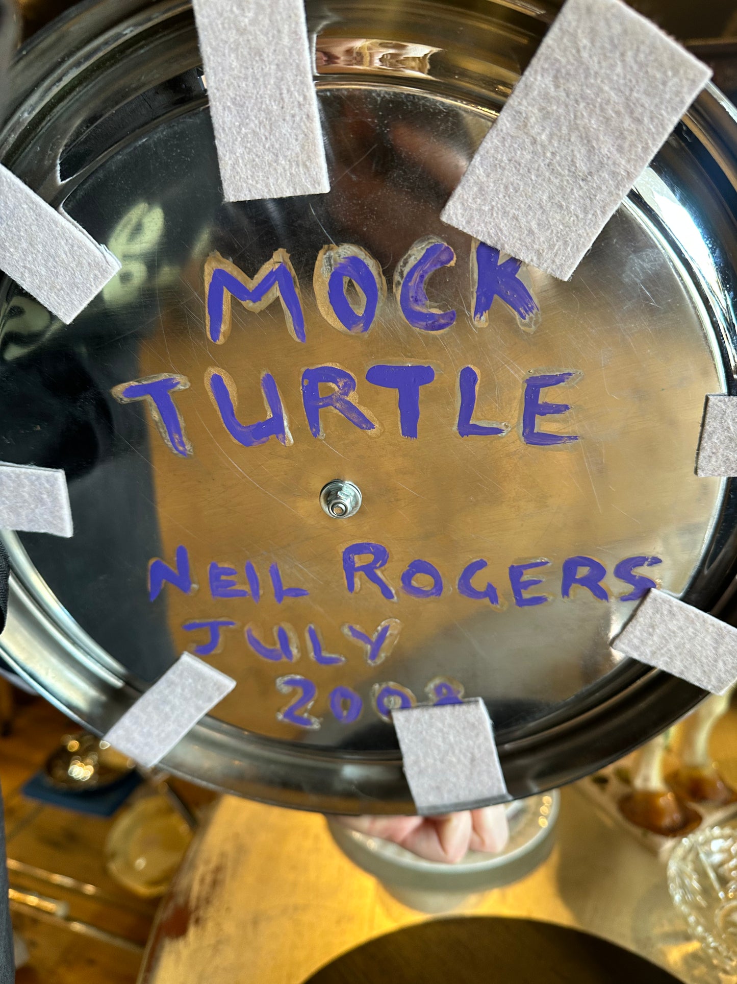 Vintage Steampunk “Mock Turtle” Sculpture | Signed Metal Assemblage Art Neil Rogers 2008