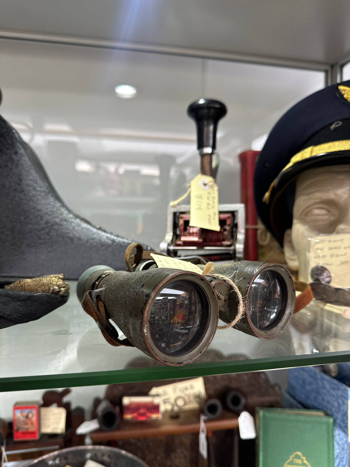 Antique Voigtländer Braunschweig Fernglas Mod 08 German Military Binoculars c.1908-1910