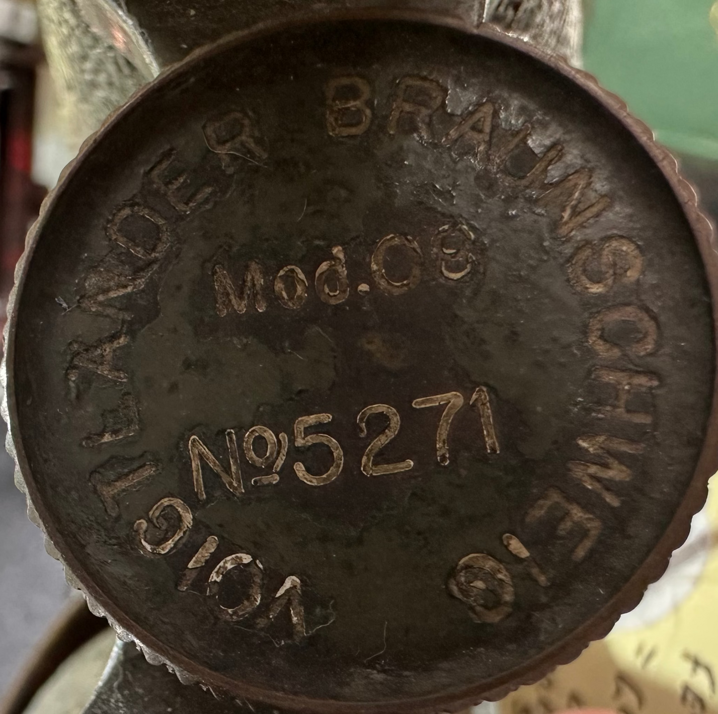 Antique Voigtländer Braunschweig Fernglas Mod 08 German Military Binoculars c.1908-1910