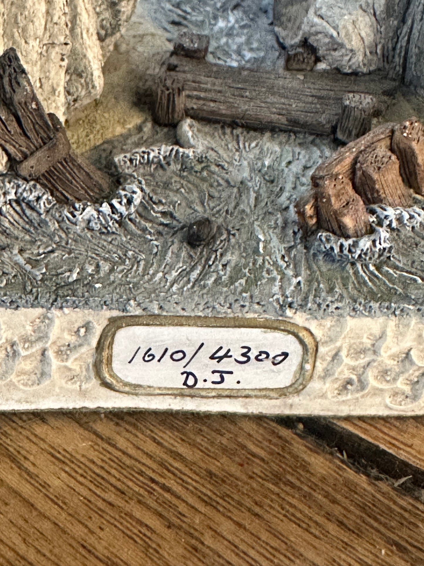 David Winter Cottages "Wreckers Cottages" Limited Edition 1996 - Hand Painted British Collectible