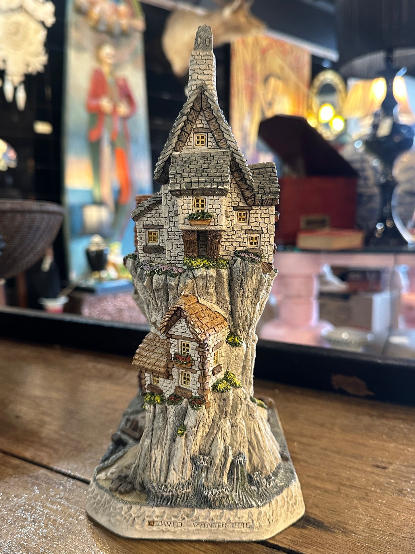 David Winter Cottages "Wreckers Cottages" Limited Edition 1996 - Hand Painted British Collectible