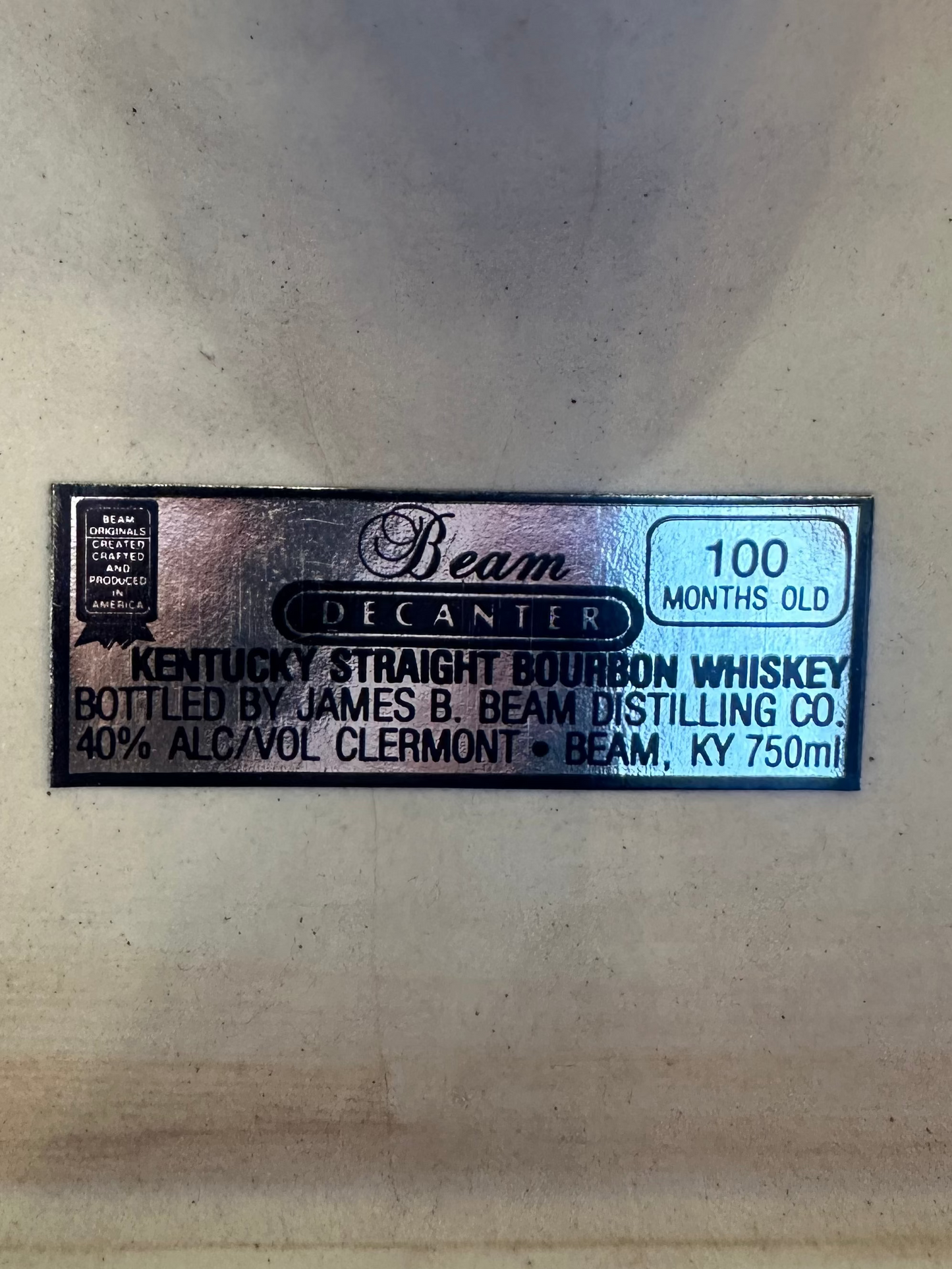 Vintage 1989 Jim Beam Decanter - Kansas City 19th Annual Convention IAJBBSC