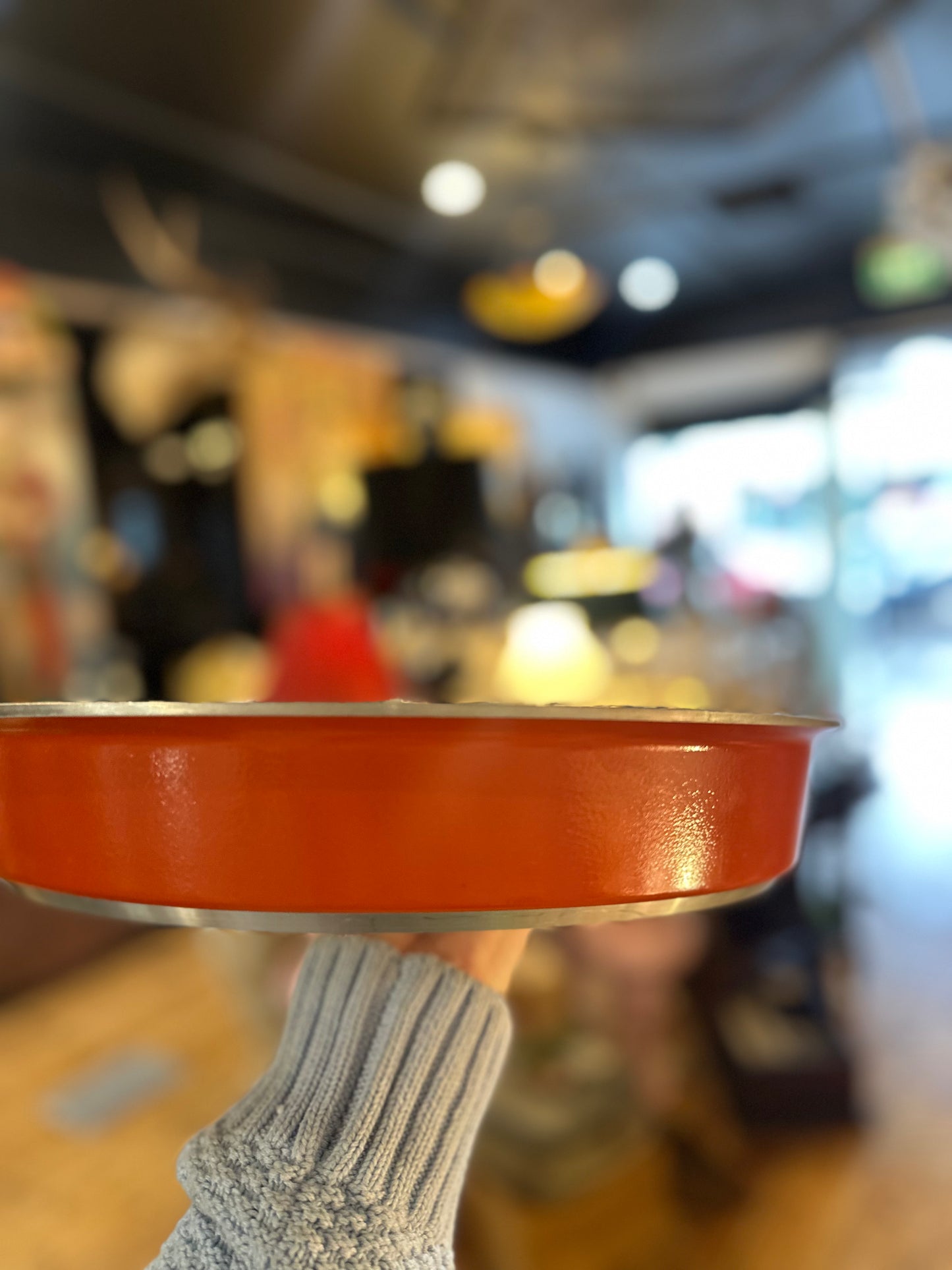 Vintage Bessemer Margaret Fulton 34cm Baking Dish with Lid - Flame Orange - Made in Australia