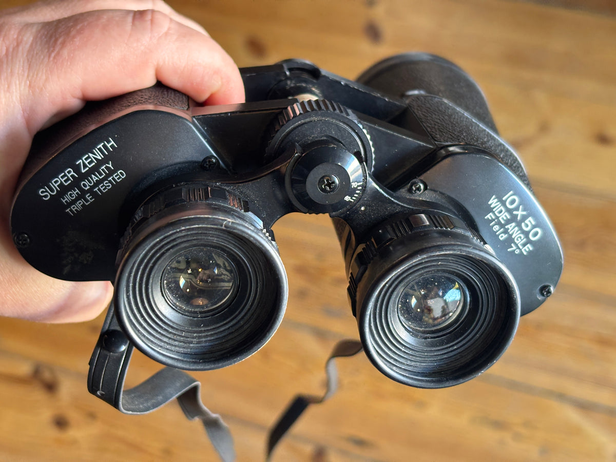Super Zenith 10x50 Wide Angle Binoculars with Case