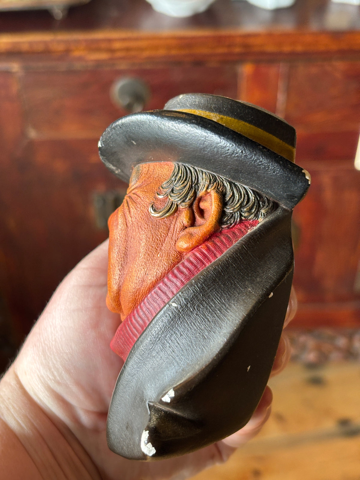 Vintage Bossons "Tony Weller" Chalkware Head – Charles Dickens Series, England
