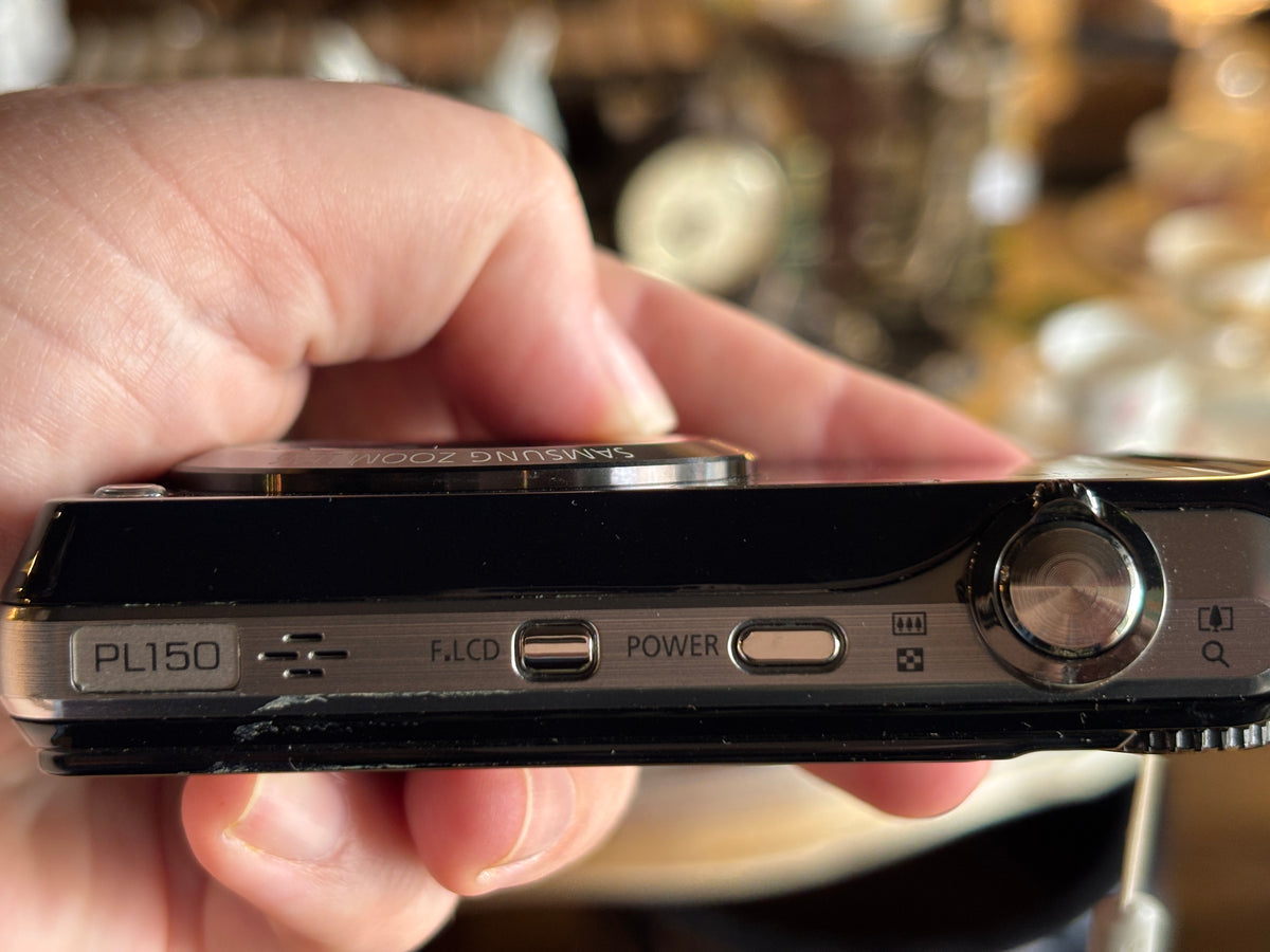 Samsung PL150 Dual-Screen Digicam with Hama Case