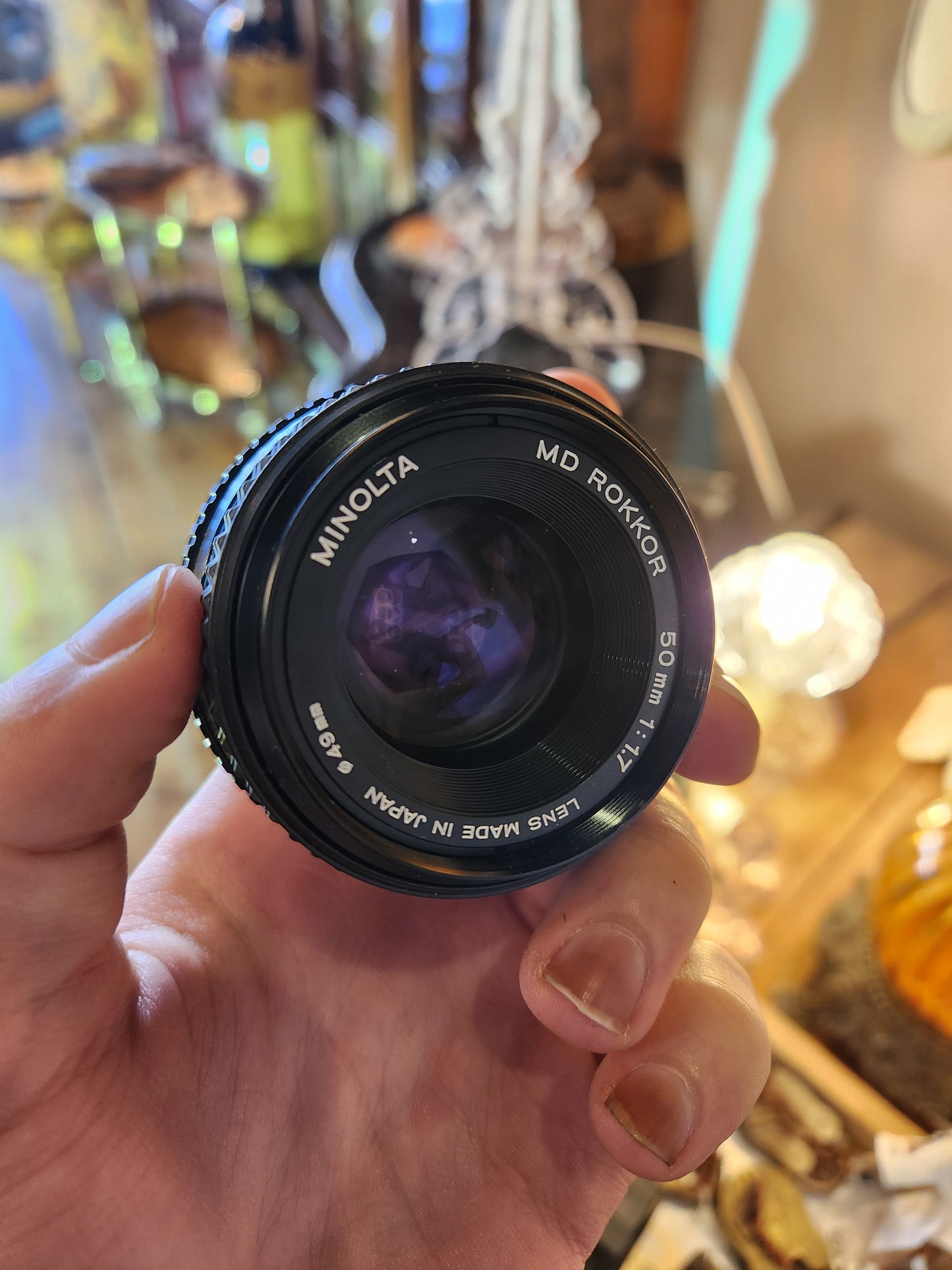 Minolta MD Rokkor 50mm f/1.7 Lens (Ø49mm Filter Thread) - Classic Prime Lens