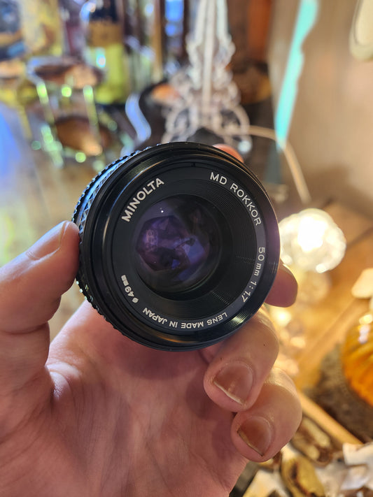 Minolta MD Rokkor 50mm f/1.7 Lens (Ø49mm Filter Thread) - Classic Prime Lens